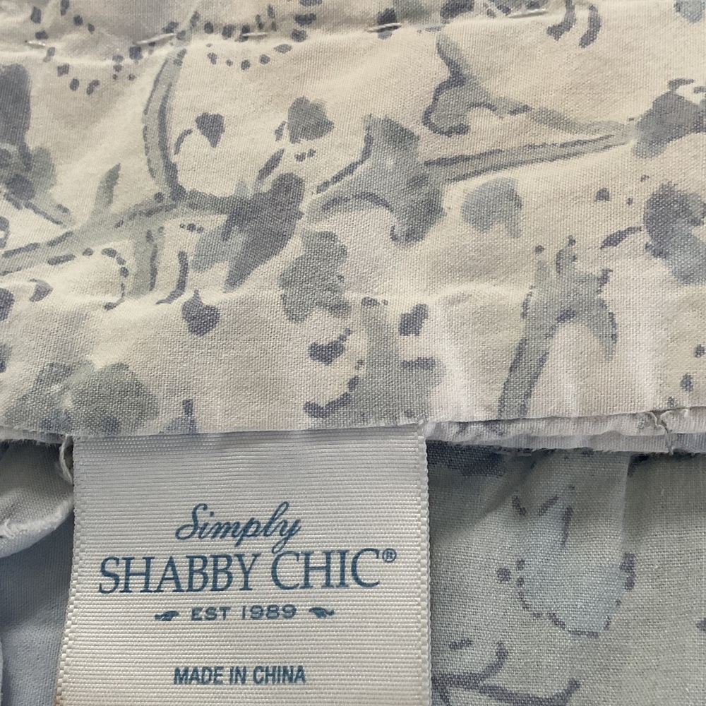 Simply Shabby Chic bohemian patchwork twin quilt.